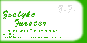 zselyke furster business card